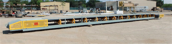 Unused 36" W X 60' Stackable Transfer Conveyor)